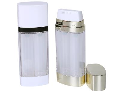 China Cosmetic airless bottle 15ml*2 for sale