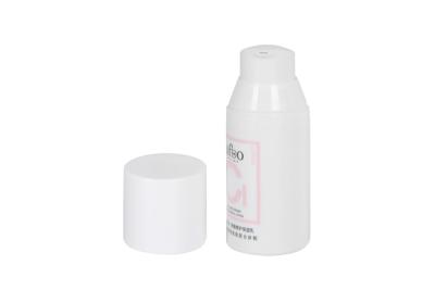 China PP Airless Pump Bottles Dispenser  30ml 50ml 75ml 100ml Airless spray bottle Snap Fastener  Design for sale