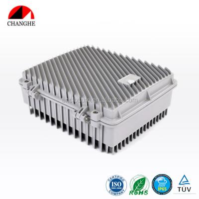 China RFI and EMI Shielding CHANGHE IP65 Outdoor Aluminum Matrix Cast CATV Amplifier Enclosure 420x335x126mm for sale