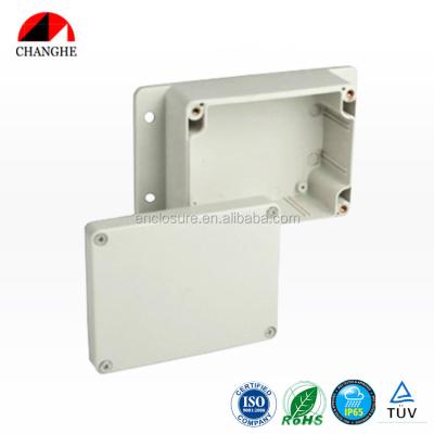 China IP65 Outdoor Plastic Electrical Cabinet Waterproof Junction Box With Flanges 115x90x55mm for sale