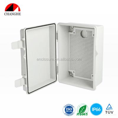 China Outdoor Waterproof Electrical Wall Mount Boxes IP65 Electrical Control Box With Hinge Cover 220x148x108mm for sale