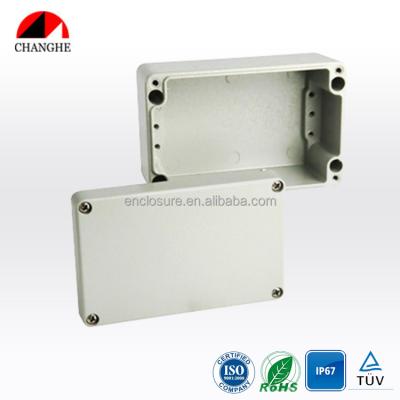 China IP67 Die Casting Aluminum Waterproof Electrical Cabinet 125x80x57mm for sale