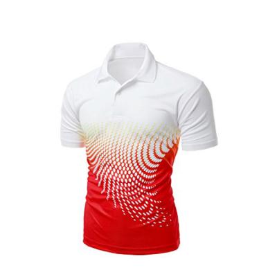 China QUICK DRY Digital sublimation printing new design quick dry activewear man sport polo T-shirts for sale