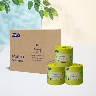 China Advanced Septic Safe Customize Logo OEM Manufacturers Wrapping Printed Wholesale Bamboo Toilet Paper Fiber Pape For Packaging Soft for sale