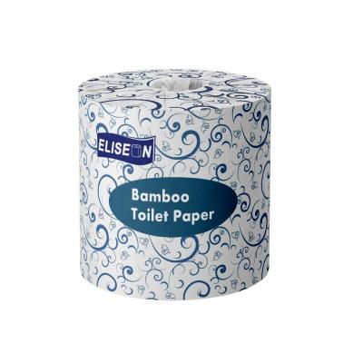 China Logo Bamboo Paper Pulp Customize Septic Safe Custom Toilet Paper for sale