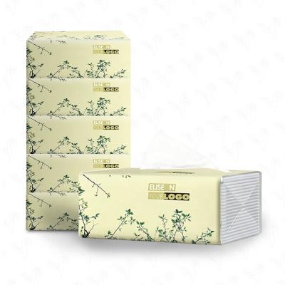 China High Quality Wholesale Custom Soft Paper Fine OEM Logo Free Of Dyestuffs Facial Tissue for sale