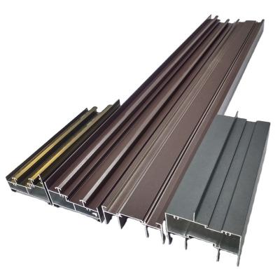 China Low Price Aluminum Extrusion Windows Frame Economical Sliding Window Profile for sale