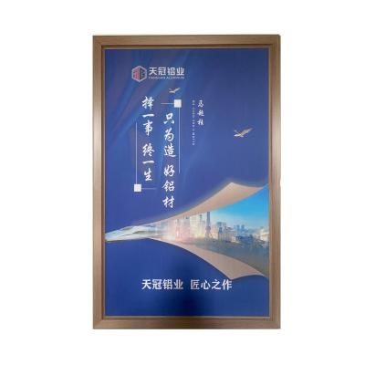 China Picture Frame / Picture Frames Aluminum Profile Frames / Snap Poster Aluminum Profile Mirror Frames for sale