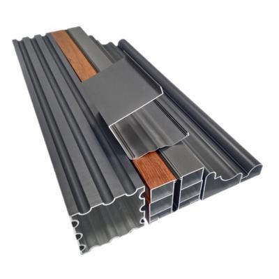 China door & Cheap Window Profile Accessories Powder Greenhouse Cladding Aluminum Profile For Sunlight Room for sale