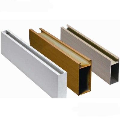 China Customizable High Quality Industry Aluminum Alloy U Channel Material Profile Fencing Hardware for sale