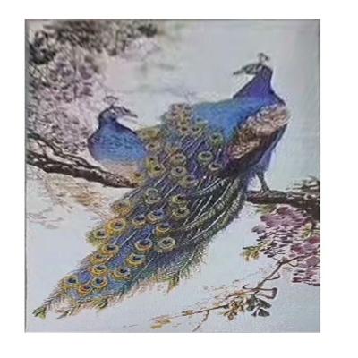 China China Manufacturer Peacock Mosaic Tile Pattern Mural Square for sale