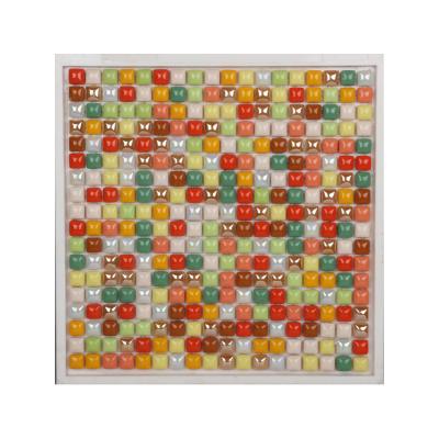 China Full Body Ceramic Glass Mosaic Tiles Square for sale