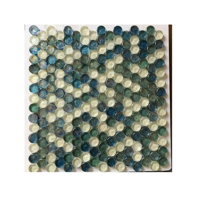 China penny round mosaic tiles square for sale