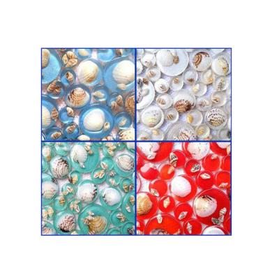 China Modern Custom Resin Seashell Backsplash Mosaic Tile for sale