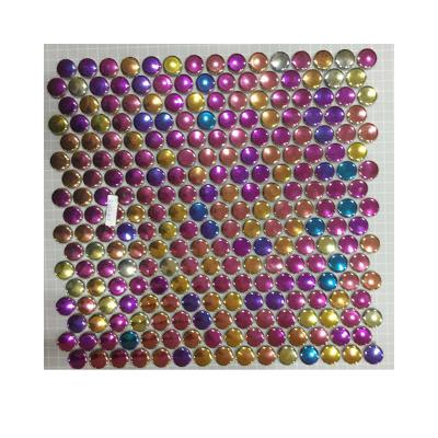 China wholesale price custom ceramic plating mosaic wall tiles square for sale