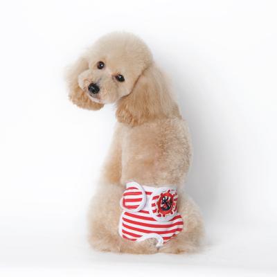 China Reusable Cotton Female Sanitary Colored Tape Cloth Dog Diapers 100% Washable Washable Belly Bands Dog Diaper for sale