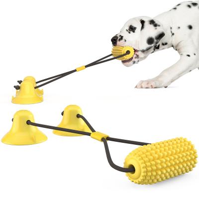 China 2023 Funny Dog Toys Luxury Dog Toy Wholesale Dog Toys For Chewers Vuiton Designer Viable Rubbery Aggressive Suction Cup for sale