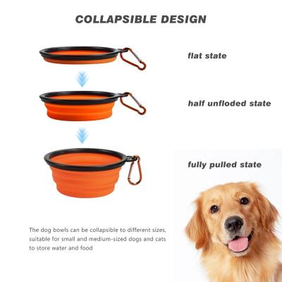 China Wholesale Viable Collapsible Portable Travel Dog Bowl Dog Water Bowl Faltbarer Hundenapf for sale