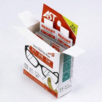 China OEM Disposable Wet Fog Lens Anti Fog Glass Cloths Glass Cleaning Wet Wet Resistance Paper 12*10cm/10*10cm/13*14cm for sale