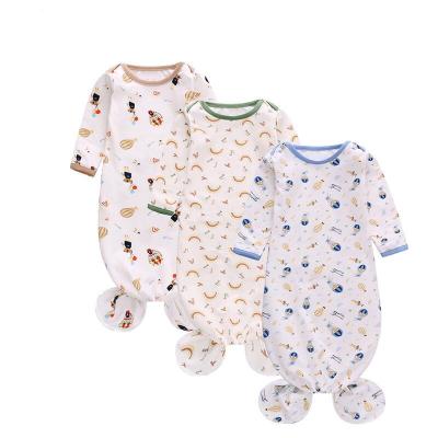 China ULTRA Soft Unisex Organic Cotton Baby Dresses Extra Large Knotted Baby Girl Dress for sale