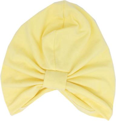 China Full Head Headwear India Beanie Bohemia Donuts Cap Girls Bun Knot Cotton Bow Turban Hats Baby Blanket for sale