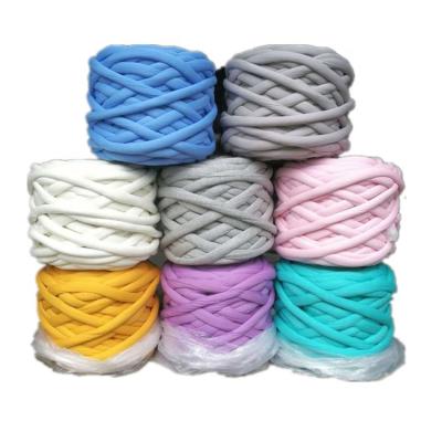 China Fashion Microfiber Seamless 100% Cotton Tube Filled Super Giant Chunky Braid Yarn for sale