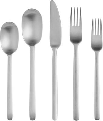 China Viable no complex design on the surface of the cutlery exquisite matte surface makes the tableware look more luxury and elegant for sale