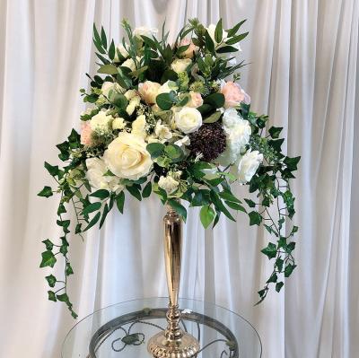 China Greenery Flower Ball MSFAME Ball Flowers Centerpiece 40cm Flower Balls For Wedding Decoration for sale