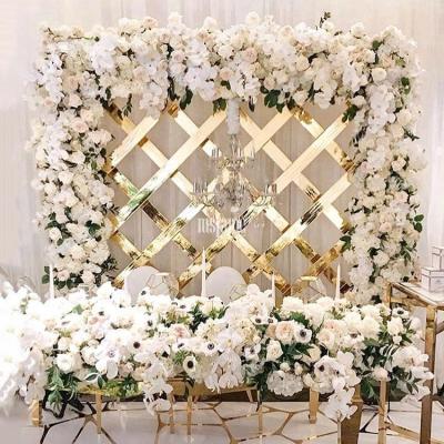 China Wedding Flowers Backdrop New Designed Beautiful Popular Flowers Backdrops For Wedding Event Party Supplies for sale