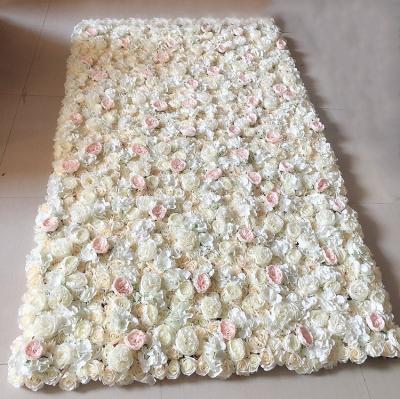 China MSFAME Customized High Quality Silk Flower Artificial Flower Wall Panel 60*40cm for sale