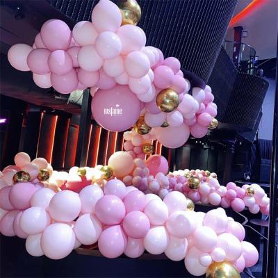 China Macaron Balloons MSFAME High Quality Clear Latex Balloon Arch Balloons In Bulk for sale