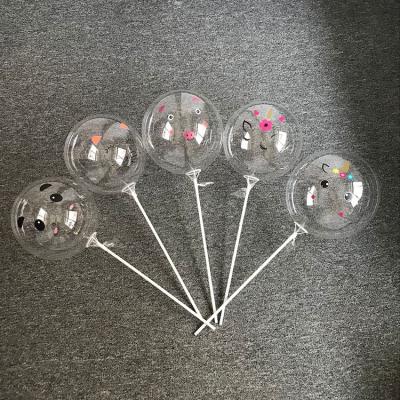 China Normal Type Home Decoration Baby Bobo Balloons Gift Clear Latex Balloon Suppliers for sale