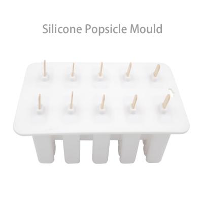 China Best viable item design B5-115 10 cup silicone ice cream mold, silicone popsicle mold for sale