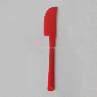 China Cheap Viable Sales Promotion Silicone Metal Baking Scraper Butter Spatula for sale