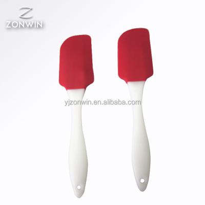 China Sustainable Item ZSP-0038 Silicone With PP Handle Hot Selling Best Spatula For Bakeware for sale