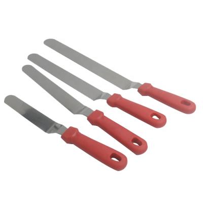 China Item V1-041 Sustainable Stainless Steel Cake Spatula Turner Set for sale