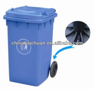 China 100L Sustainable Outdoor Plastic Garbage Bin Rubbish Can Dust Bin for sale