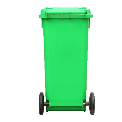 China Sustainable Plastic Wheelie Rubbish Bin Rubbish Bin Wheelie Bins 120 Liter for sale