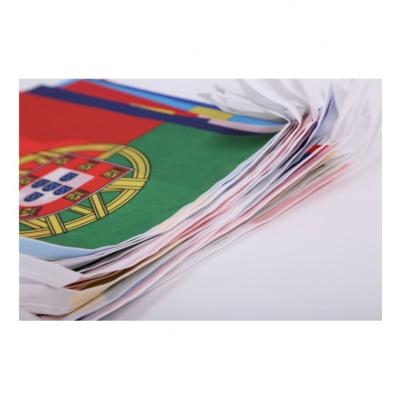 China Fast Delivery Euro Soccer FLYING 2021 Your Event Fabric Flag Custom Bunting For Europe for sale