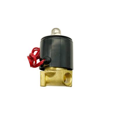 China Overhead DN6 1/8 Inch 2 Way Normally Close Water Flow Control Electric Brass Solenoid Valve for sale