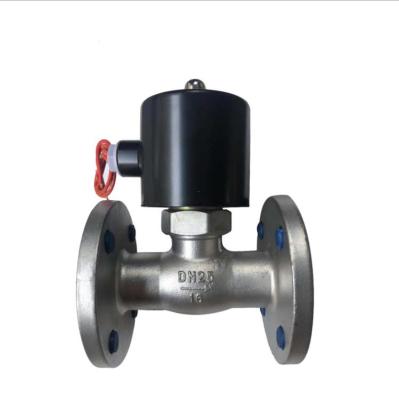 China DN100 4 inch water normally closed flange solenoid valve 24v SS/brass general wholesale diaphragm AV for sale