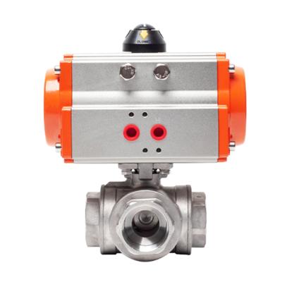 China General Cost Price CF8M Stainless Steel High Pressure SS 304 L Three Way Steam Boiler Port Safety Effectice Valve for sale