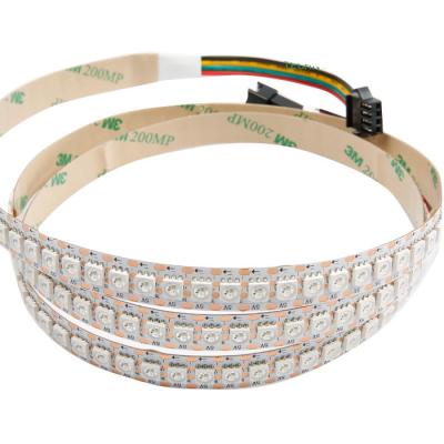 China Arduino Addressable Theme Park RGB Led Strip 5050 DC5v Input WS2813 Led Strip Light for sale