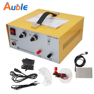 China Jewelry Making Tools 800W 0.5-80A Electric Sparking Pulse Arc Welding Machine Jewelry Tool Jewelry Spot Welder with Foot Pedal for Gold, Silver for sale