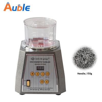 China KT-130 0.55Lb Jewelry Tool Gold Polisher Rotary Finishing Magnetic Tumbler Polishing Machine For Platinum Silver Stainless Steel 130 x 110 mm for sale