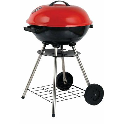 China Easily Assembled Camping BBQ Grills 17 Inch Mini Easily Cleaned Portable Charcoal Barbecue Grill High Quality Outdoor Kitchen for sale