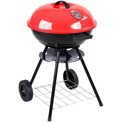 China Easily Assembled Camping BBQ Grills 17 Inch Mini Easily Cleaned Portable Charcoal Barbecue Grill High Quality Outdoor Kitchen for sale