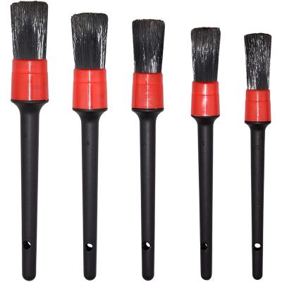 China Hot Selling Microfiber Car Wash Brush Car Wheel Motorcycle Soft Tire Rim Cleaning Detailing Wheel Brush Set With Long Handle for sale