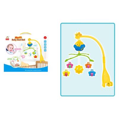 China Battery Operated Music Flower Cartoon Toy Music Baby Bed Bell Baby Mobile Toys for sale