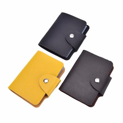 China Eco-friendly Soft Slot Leather Business Card Holders Wallet Bags For Men And Women Bank Card And ID Holder for sale